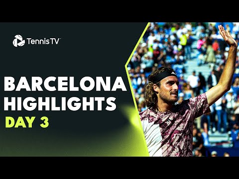 Cachin vs Tsitsipas, Schwartzman vs Sinner, Dimitrov Also Plays | Barcelona 2023 Day 3 Highlights