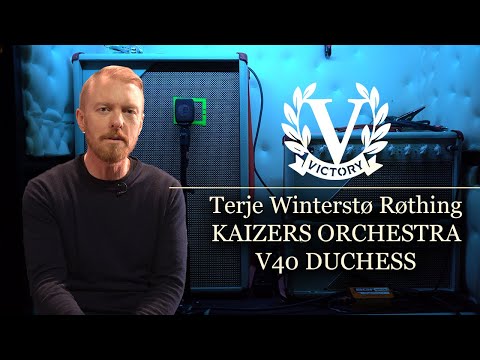 Victory Amplifiers and Terje from Kaizers Orchestra