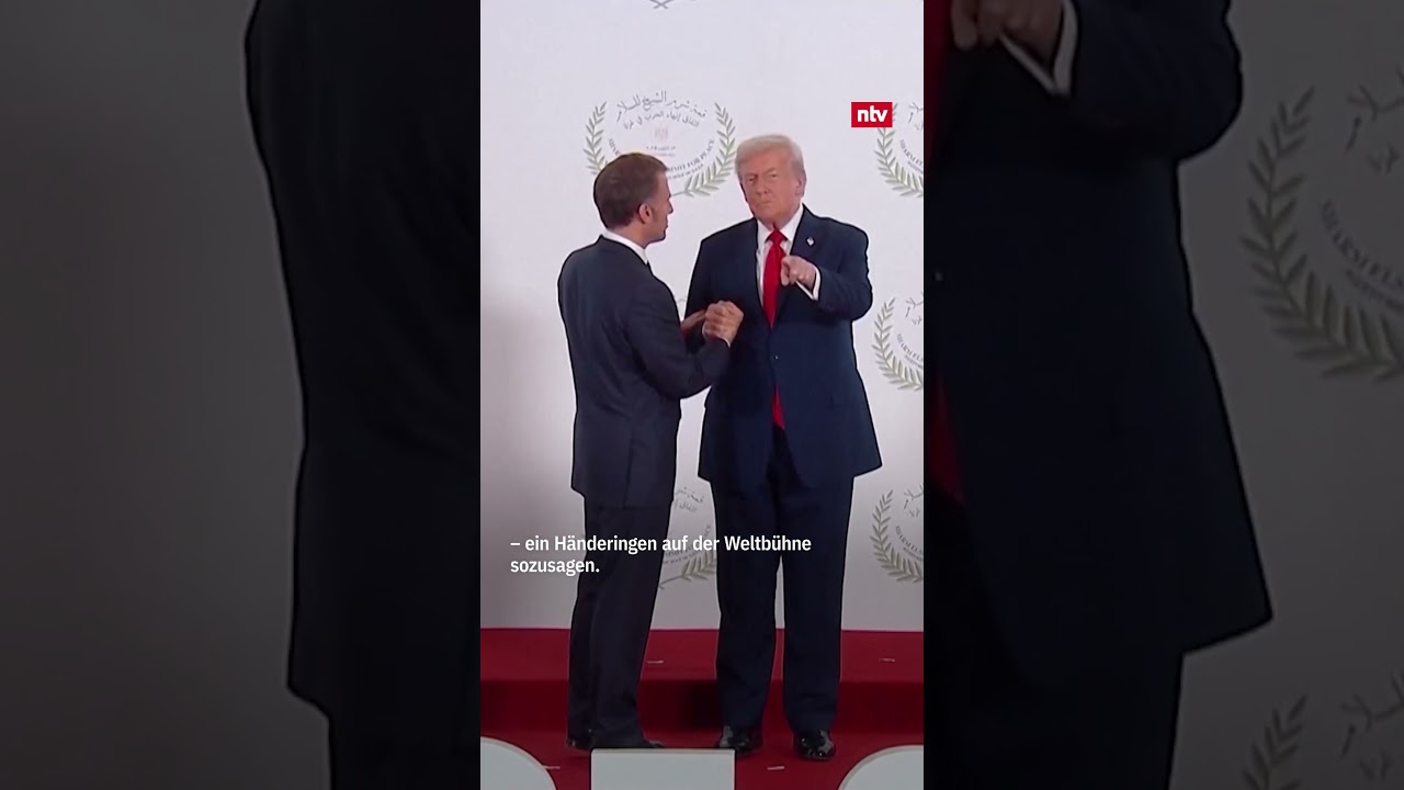 Handshake-Marathon: Trump ringt und gibt Nachhilfe | ntv