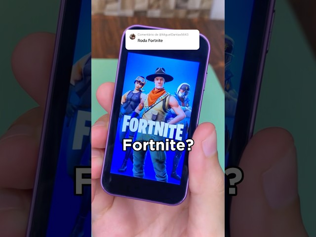 Mini iPhone roda Fortnite? #fortnitemobile