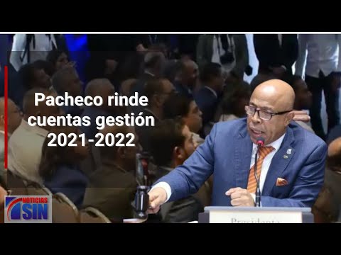 Pacheco rinde cuentas gestión 2021-2022