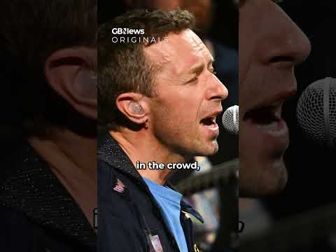 Chris Martin's comments on Israel and Palestine sparked outrage at a Coldplay concert #gaza #gbnews