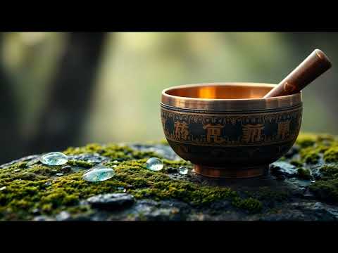 sinos tibetanos com som de chuva / tibetan singing bowl
