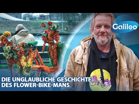 Ein Symbol für Liebe, Hoffnung & Stärke! Warren Gregory verzaubert Amsterdam mit seinen Blumenrädern