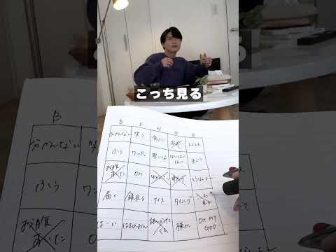 先輩でビンゴしてみた ！
