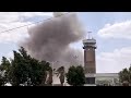 Airstrikes hit Yemens Sanaa airport