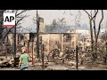 Wildfire burns homes in historic California Gold Rush town