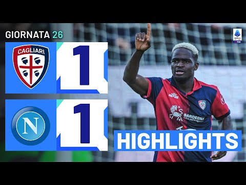 CAGLIARI-NAPOLI 1-1 | HIGHLIGHTS | 26ª GIORNATA | SERIE A TIM 2023/24