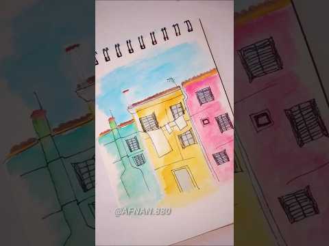 مرحبا بالخريف🍁🍂✨🌆. لا تنسى لايك 👍. #shorts #art #viral