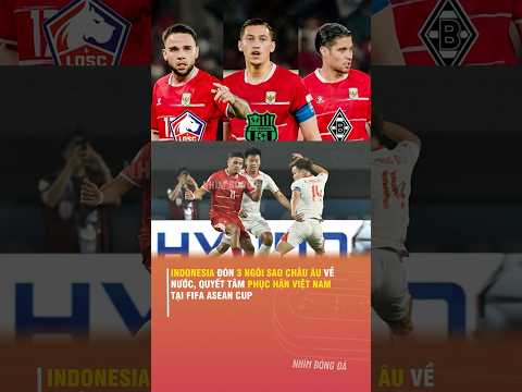 INDONESIA ĐÓN <strong>3</strong> NGÔI SAO CHÂU ÂU VỀ NƯỚC, QUYẾT TÂM PHỤC HẬN VIỆT NAM TẠI FIFA <strong>ASEAN</strong> CUP