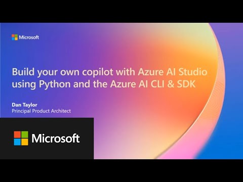 Azure AI Studio Build Your Own Copilot Code Frist Demo