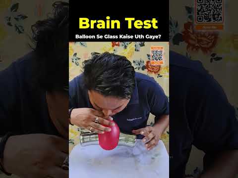 🔥 Impossible Balloon Trick 🤯 Can You Predict This? #braintest #sciencetricks #puzzlegames #fyp