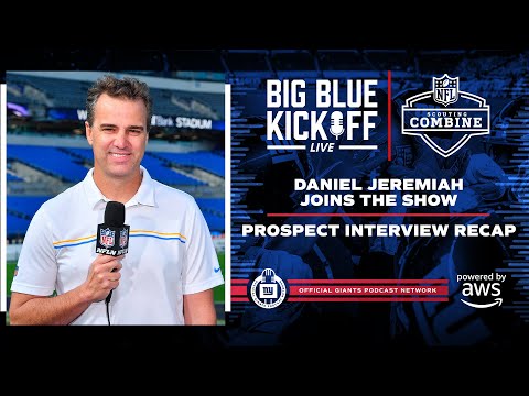 2022 NFL Combine Day 2 Recap: Daniel Jeremiah on How Top Prospects Fit with Giants video clip