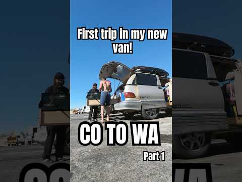 First trip! Part 1! #travel #toyota #adventure #camping #vanlife #edit #fyp