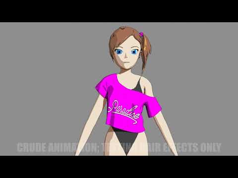 Quinn Redshift - Hair Effects Tests