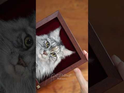 Needle Felt Cat わくねこつきちゃん④ #needlefelting #猫