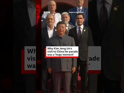 Why Kim Jong Un's visit to China for parade was a 'huge moment'. #KimJongUn #BBCNews