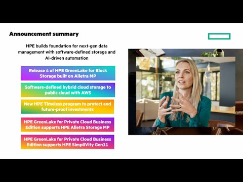 HPE Storage May 15th announcement overview | Chalk Talk