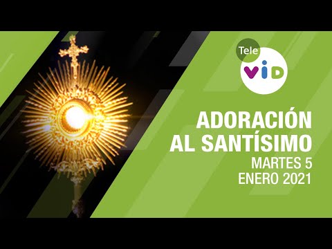 Adoración al Santísimo 🙏 Martes 5 Enero de 2021, Padre Luis Eduardo Gómez – Tele VID