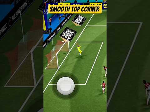 Smooth Top Corner Finishing #pes #efootball #shorts