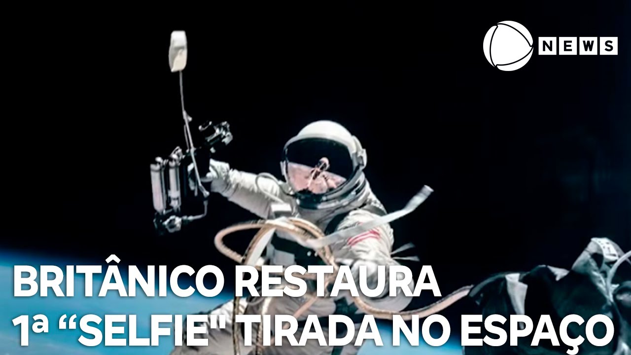 Britânico restaura primeira “selfie” tirada no Espaço