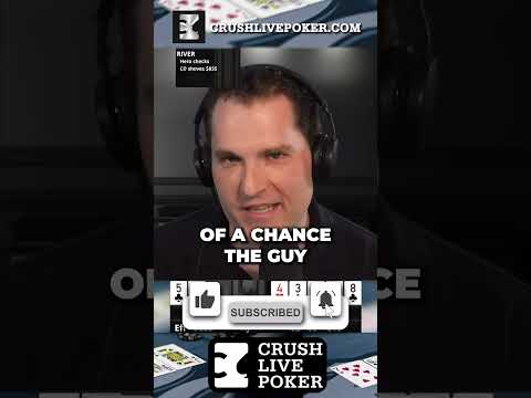 New Video from CrushlivePoker: Snap Call With Fives 🤯