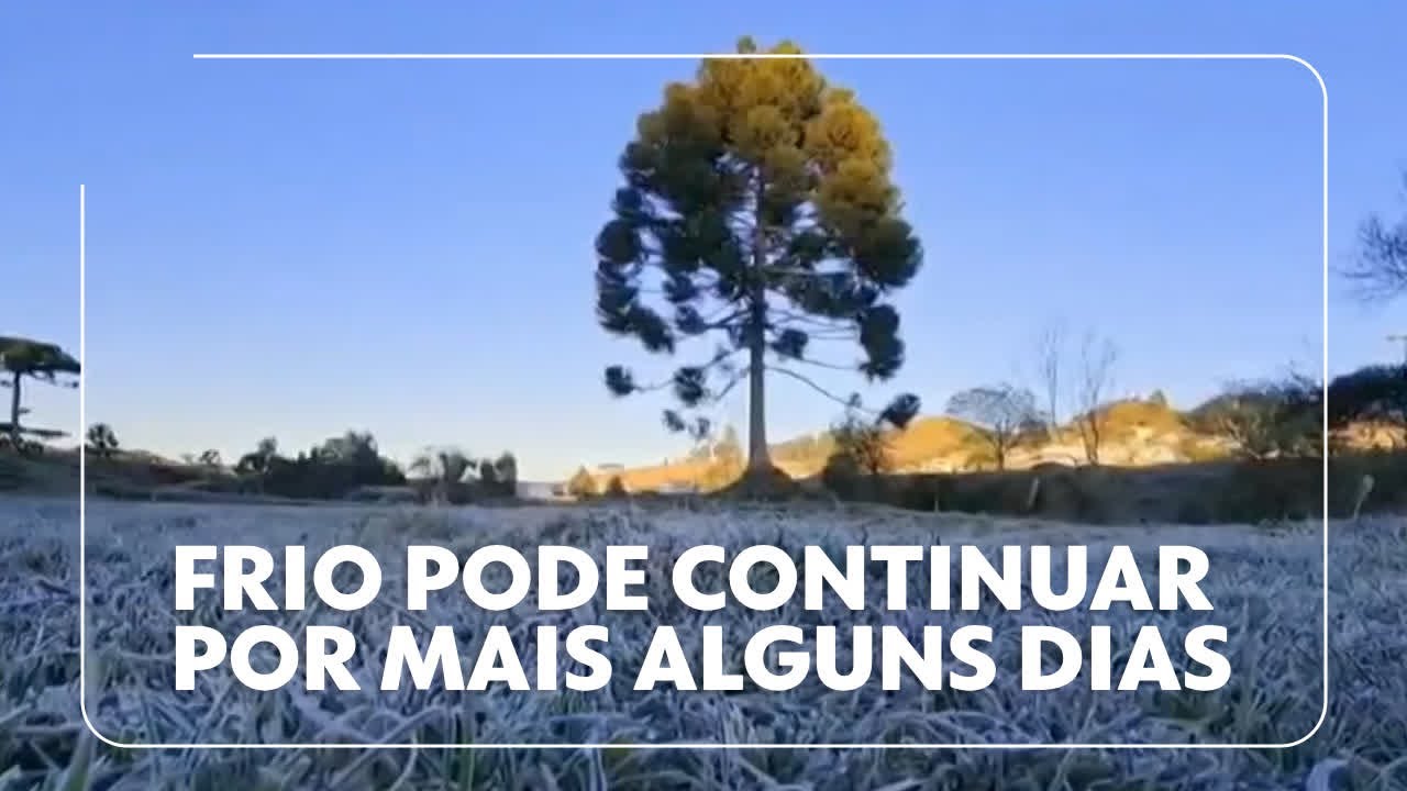 🥶 Previsão do tempo meteorologista dá o panorama para a próxima semana