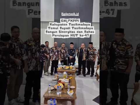 GM FKPPI Kabupaten Tasikmalaya Temui Bupati Tasik, Bangun Sinergitas dan Bahas Persiapan HUT ke-47