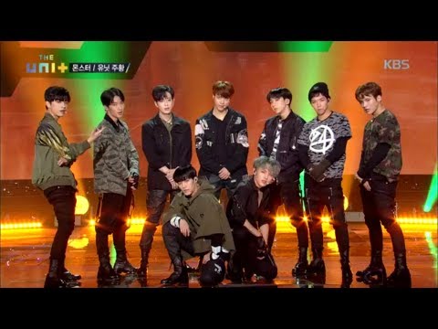 더 유닛 The Unit - 예상대로 잘한 무대! 유닛 주황의 ‘몬스터‘.20171202