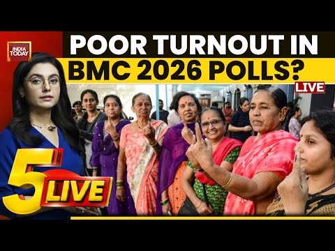 BMC Election 2026: Poor Voter Turnout In Richest Civic Body? | Mumbai 'Erasable Ink' Row | 5ive LIVE