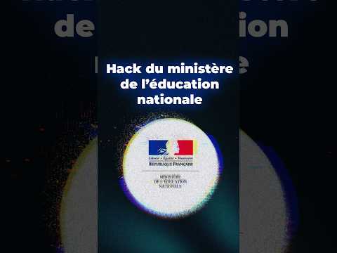 Éducation Nationale HACKÉE : Quoi faire ? #shorts