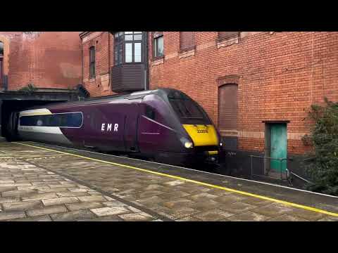 222018 arrives at Leicester Platform 1 (2/11/24)