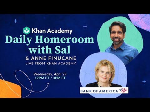 Daily Homeroom Live With Sal: Wednesday, April 29