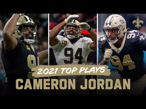 Cam Jordan Top Plays of the 2021 NFL Season | New Orleans Saints Highlights video clip