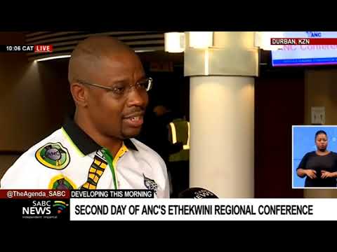 Update on the second day of ANC's eThekwini regional conference