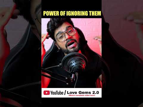 THE POWER OF IGNORING (FACECAM VIDEO) | Wo insan 24 ghante yaad karega