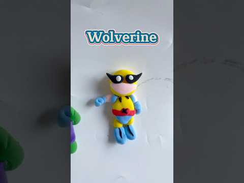 I made wolverine from clay #xman #superhero #wolverine