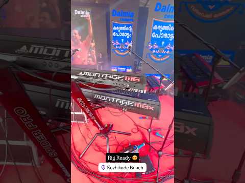 Rig ready 🎹💥 All set to make some noise!#GouthamVincent #RigReady #LiveSetup #MusicLife