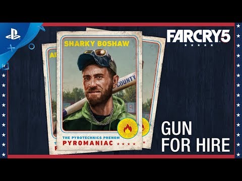 Far Cry 5 - Character Spotlight: Sharky Boshaw ? Gun For Hire | PS4