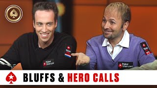 SICK bluffs and CRAZY hero calls ♠️ Best of The Big Game ♠️ PokerStars