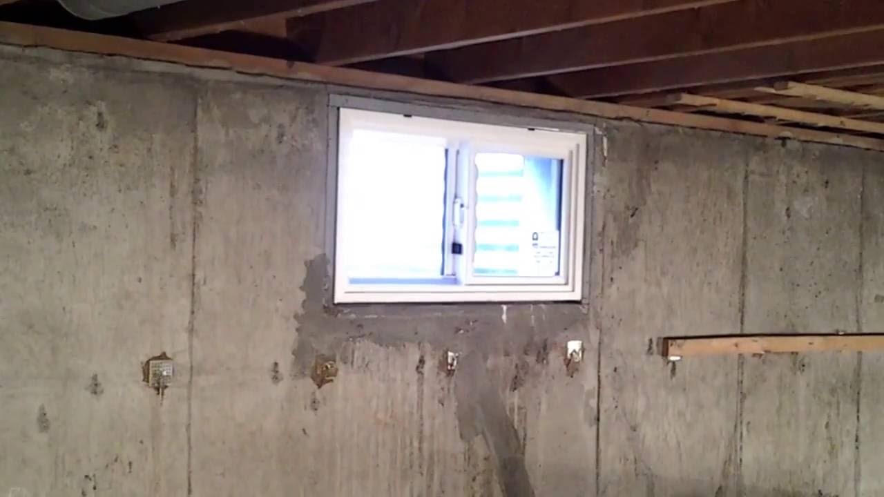 Basement Replacement Window Installation Denver YouTube
