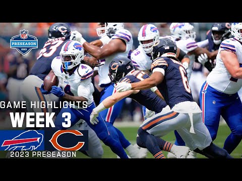 Buffalo Bills vs. Chicago Bears | 2023 Preseason Week 3 Game Highlights video clip