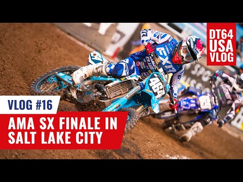 Nique Thury USA Vlog #16 - East/West Shootout und AMA Supercross Saisonfinale in Salt Lake City