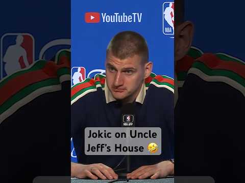 “He has a nice house” - HILARIOUS Jokic Answer On Jeff Green Hosting Team Dinner! 😂 | #Shorts