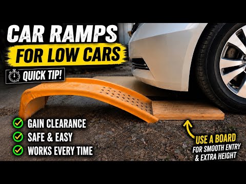 Low Clearance Vehicle? Do This Before Using Ramps
