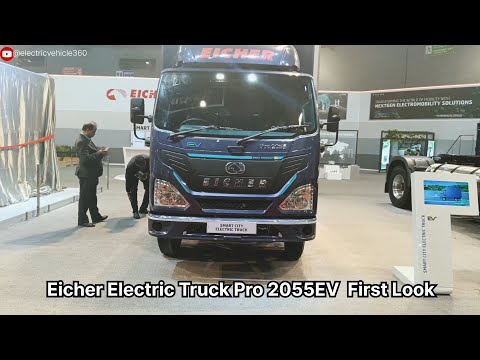 Eicher Electric Truck - pro 2055 EV  First Impression From Bharat Mobility global Expo | EV 360 #ev