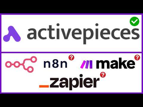 FREE ActivePieces AI Automation🤖 Zapier Make.com & n8n Alternative Open Source Coolify Self Hosted