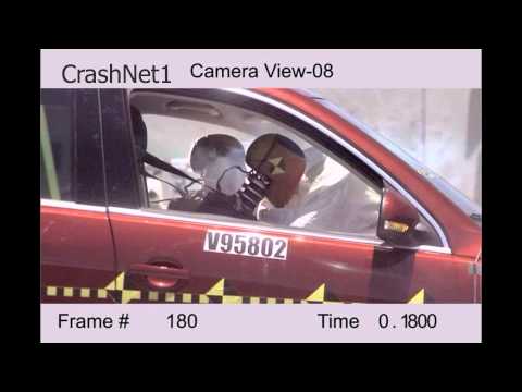 Видео краш-теста Volkswagen Tiguan с 2008 года