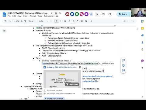 SIG Network Gateway API meeting for 20241125