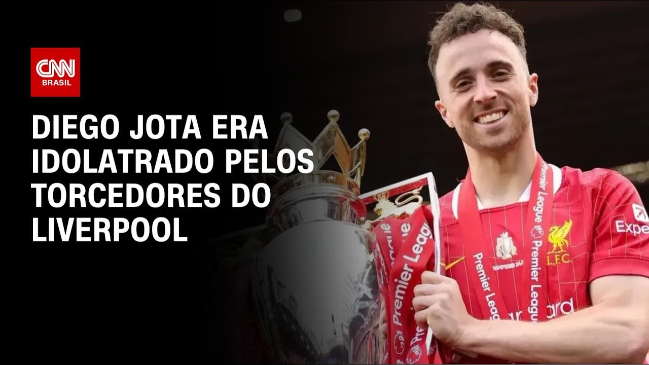 Morte Diego Jota jogador era idolatrado pelos torcedores do Liverpool | LIVE CNN